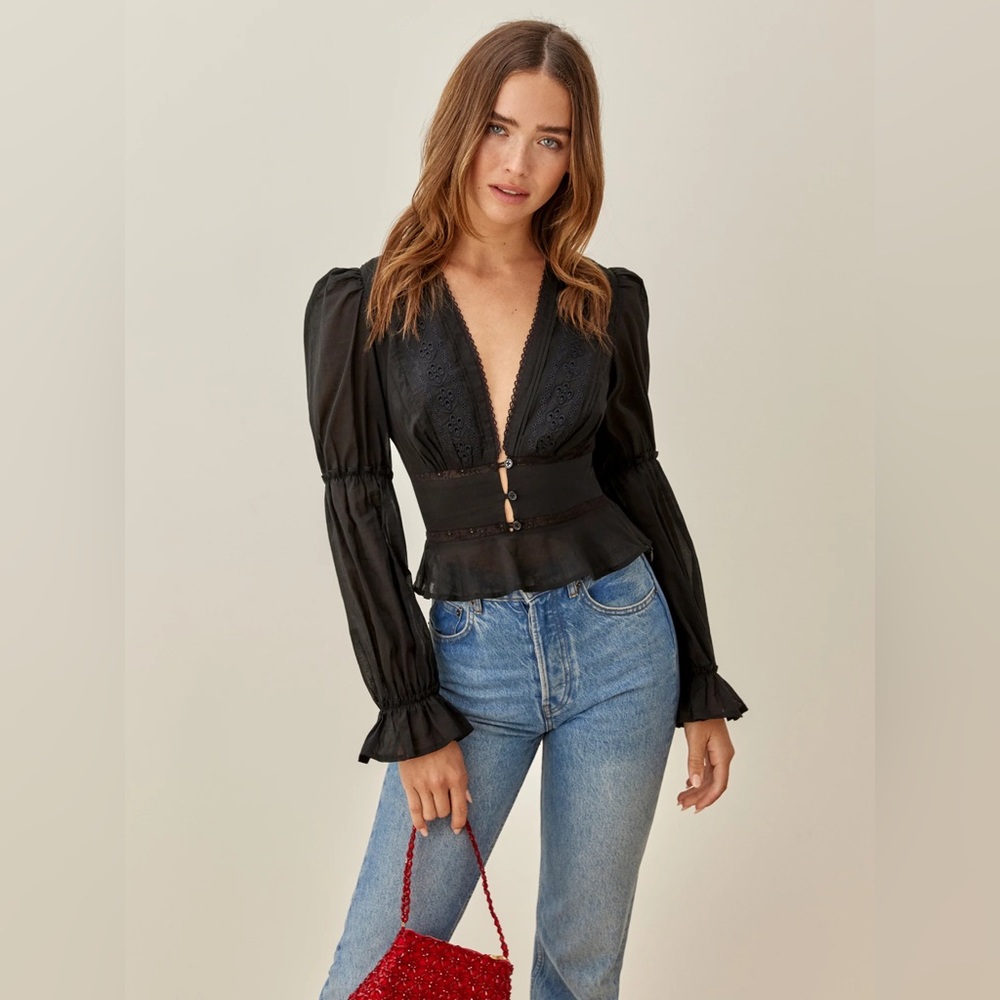 New Reformation meadowlark top